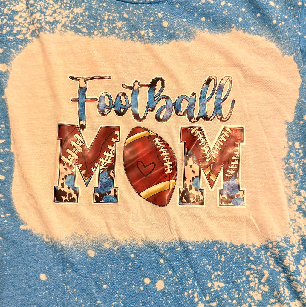 FOOTBALL MOM- BLUE