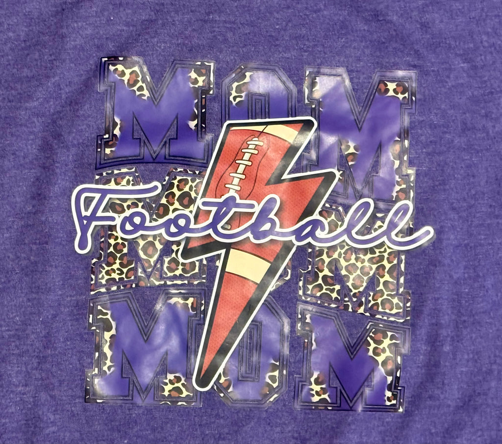 FOOTBALL MOM-PURPLE