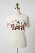 Cat Mom T-shirt on headless torso