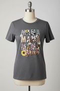 Mama Llama Drama Bruh T-shirt on headless torso
