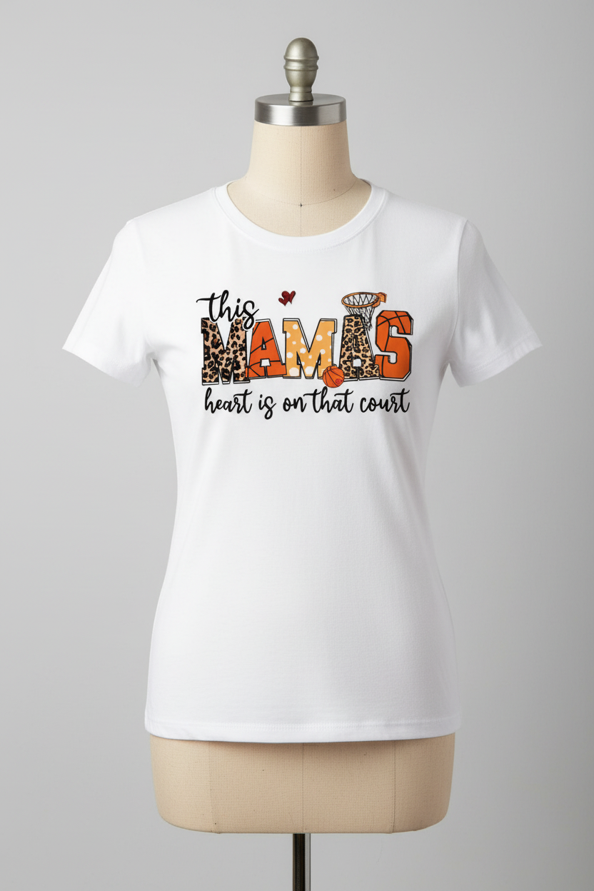 This Mamas Heart - Basketball