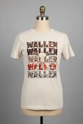 Wallen T-shirt on headless torso
